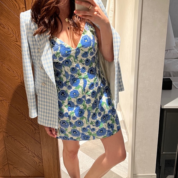 ALICE+OLIVIA  Floral Spaghetti Strap Dress - Picture 8 of 8